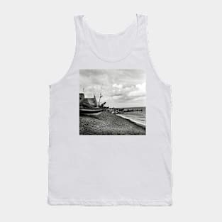 The beach at Sheringham, Norfolk, UK Tank Top